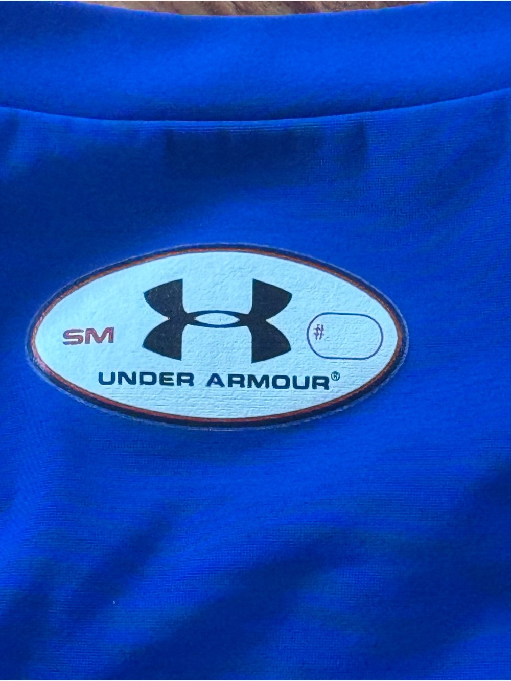 Under Armour Heat Gear Men’s small Long Sleeve Performance Shirt - Royal Blue - Picture 7 of 7